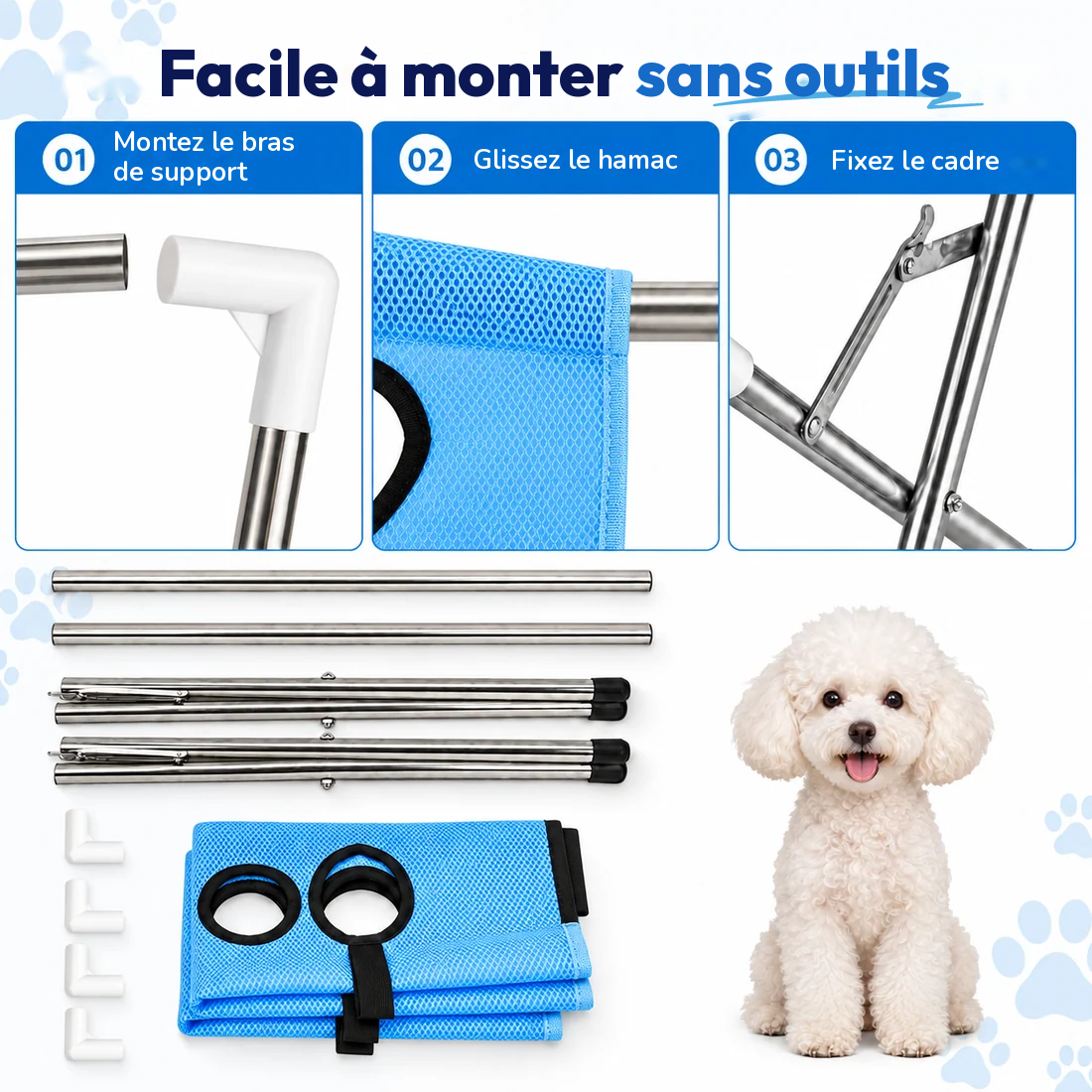 Hamac de bain pour chien et chat