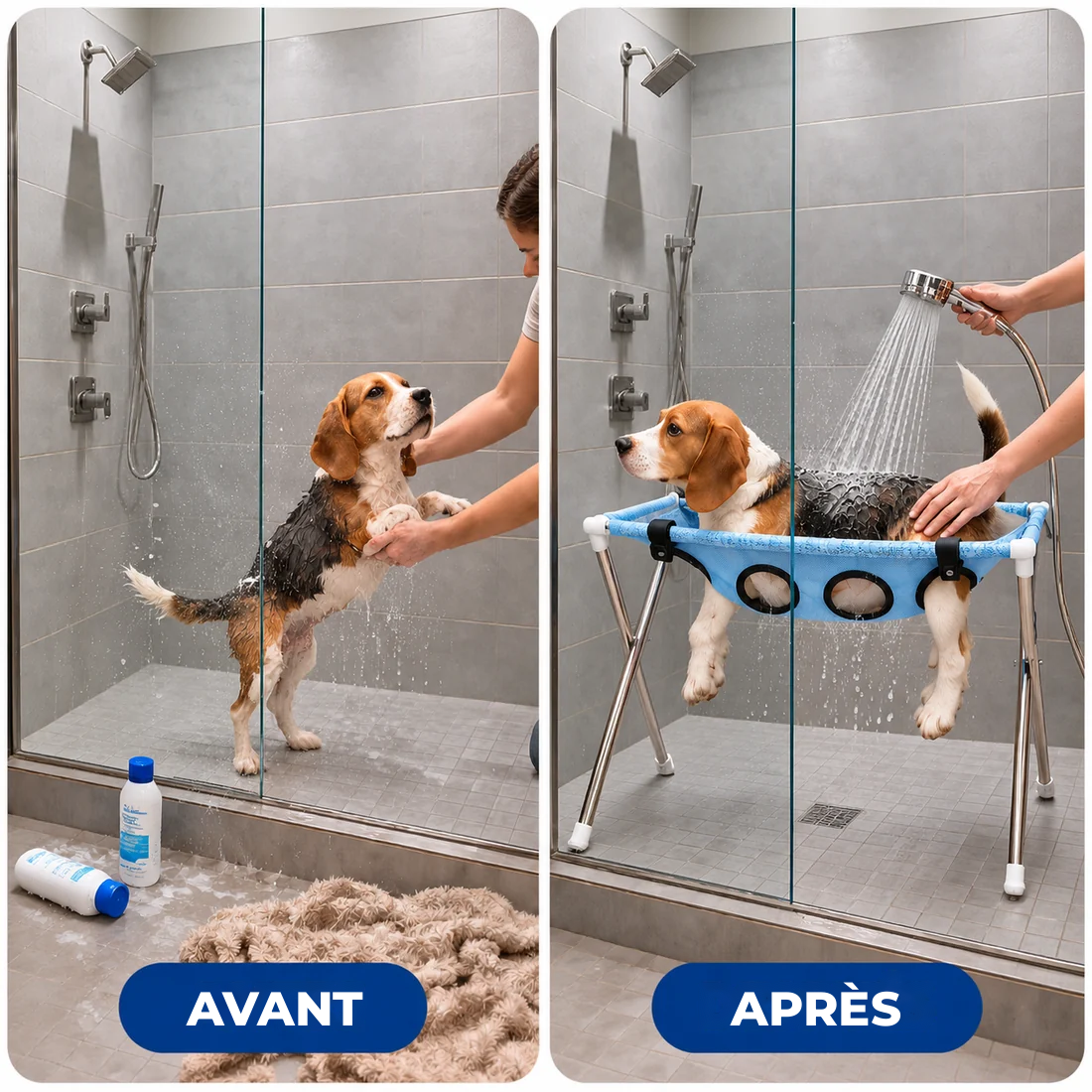 Hamac de bain pour chien et chat